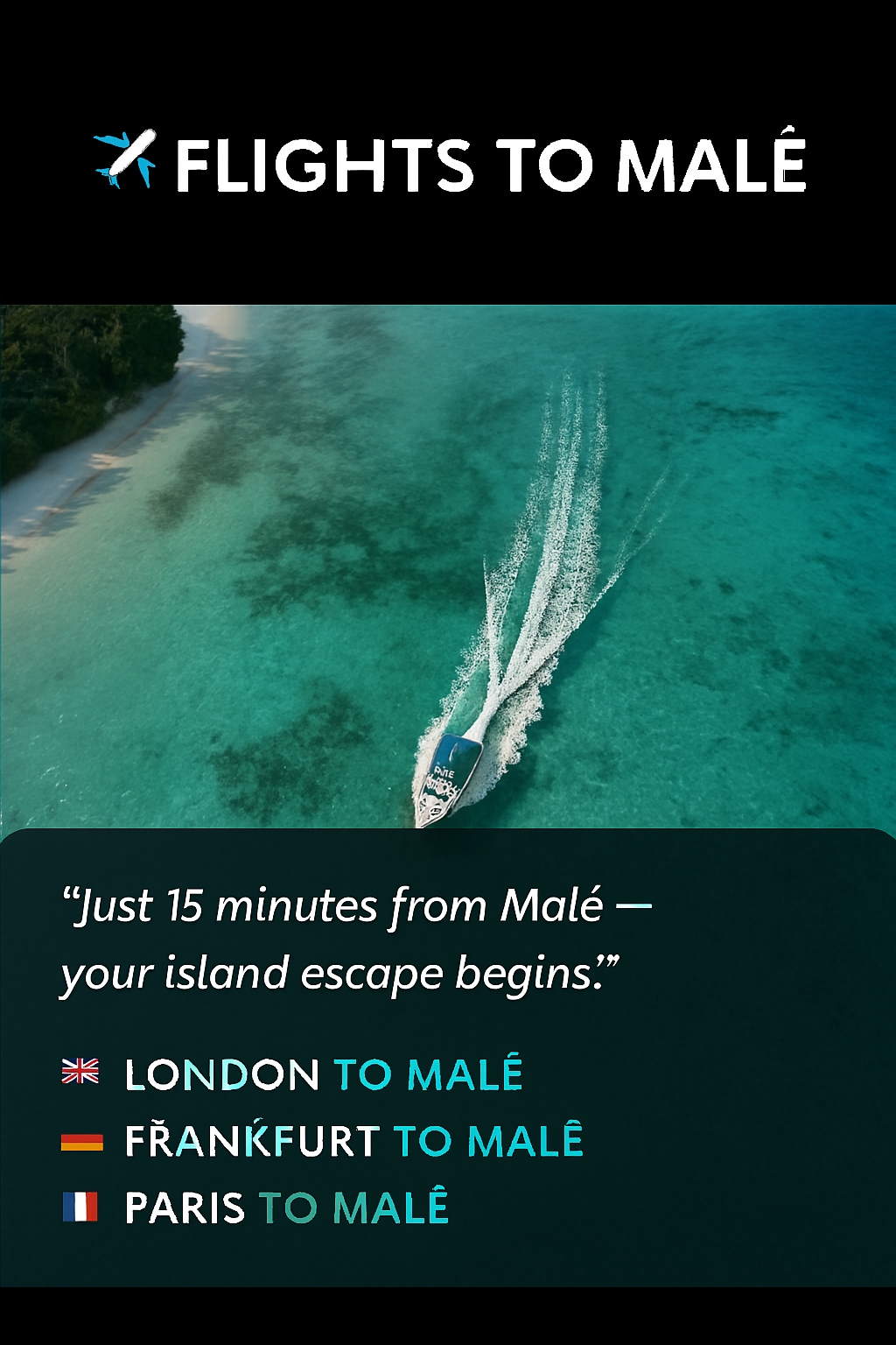 Speedboat to Malé