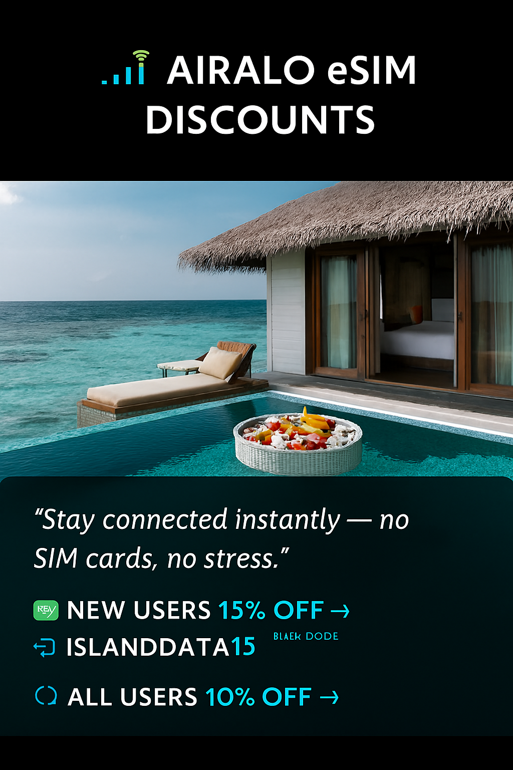Floating breakfast villa