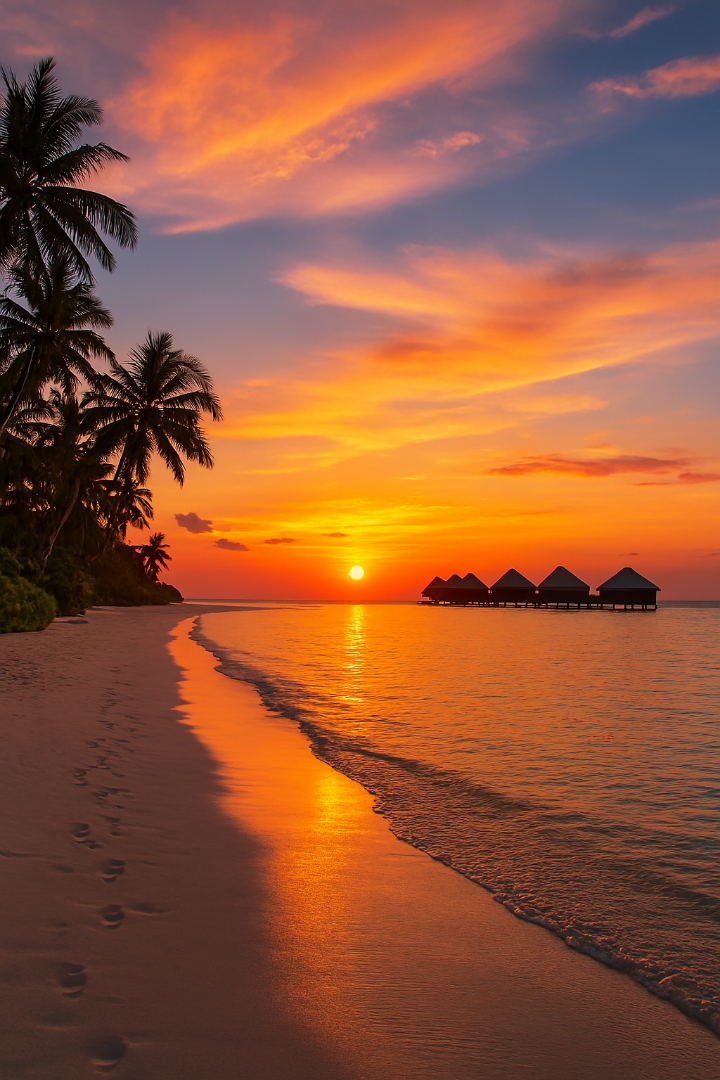 Maldives Sunset Beach